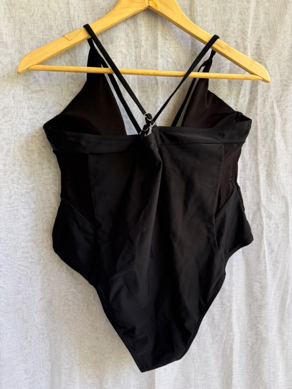 Matte Collection Black One Piece Swimsuit | XXXL | NWT - Picture 2 of 7